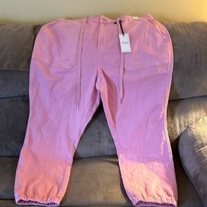 Garment dyed pink Judy Blue joggers